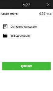 Касса в приложении ВБИН