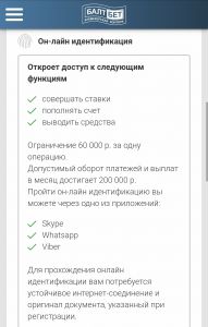 Начало онлайн идентификации