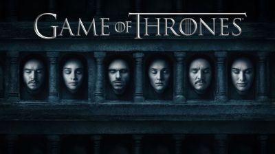 Промоиллюстрация «Игры престолов» с портретами персонажей