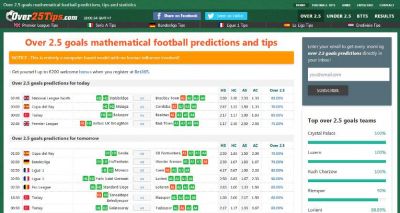 Внешний вид сайта over25tips.com