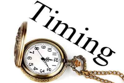 Заголовок "Timing" и часы